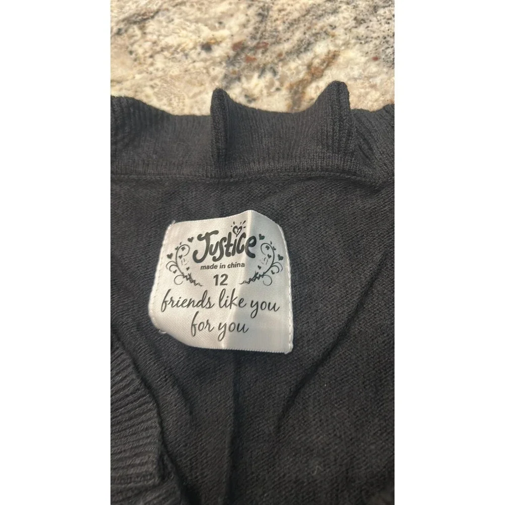 Justice girls half cover up size 12